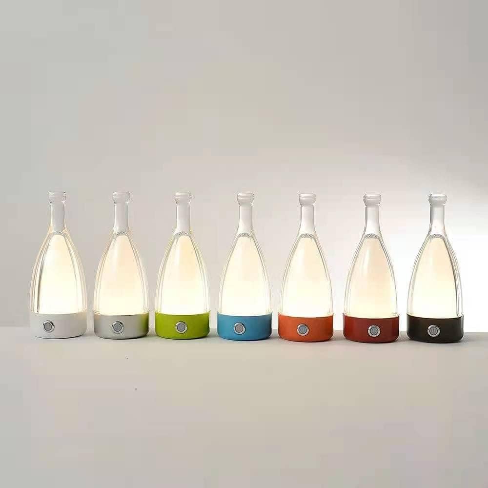 ‘Anna’ – Lámpara de mesa moderna, luz LED inalámbrica dividida, interruptor de control táctil de atenuación, recargable por USB, luz elegante para