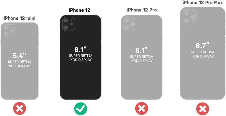 LifeProof FR SERIES – Funda impermeable para iPhone 12 (solamente) – FREEN DIVER (profundidades oceanasazul pavo real)
