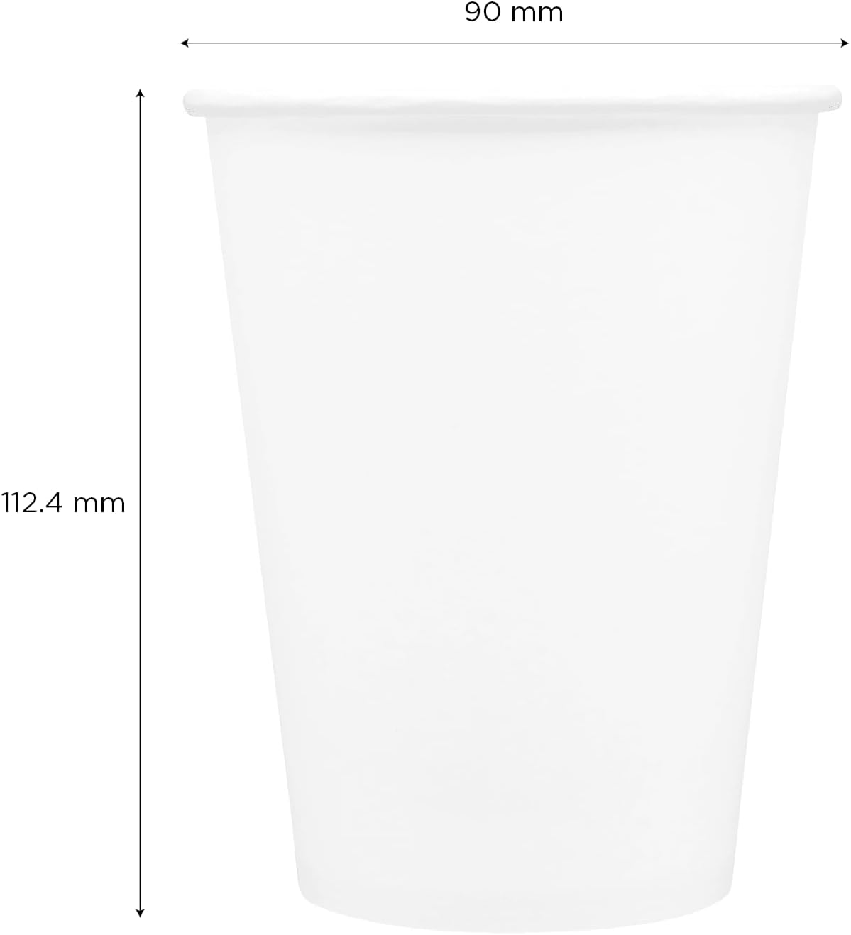 Karat Vasos calientes de papel blanco de 12 onzas, paquete de 300, tazas de café desechables, perfectas para llevar bebidas y fiestas, resistentes,