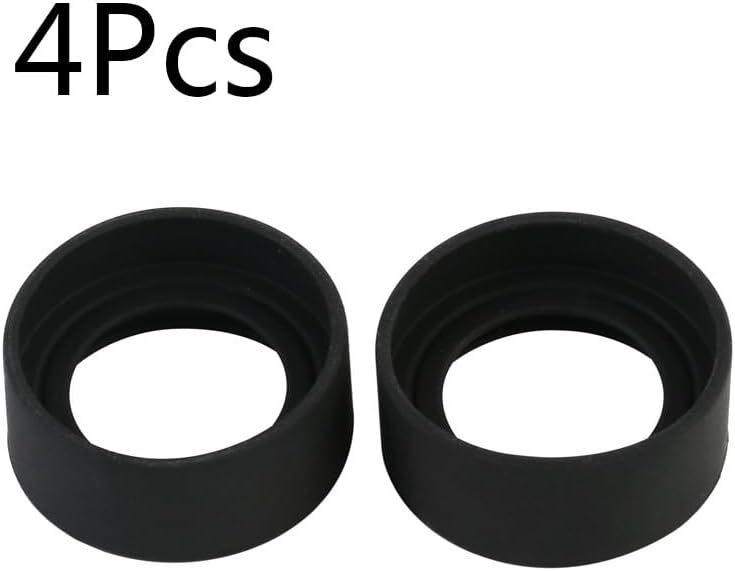 Accesorios de microscopio digital de mano, 4 unidadesjuego de protectores de goma para oculares de 1.339 in de diámetro para prismáticos