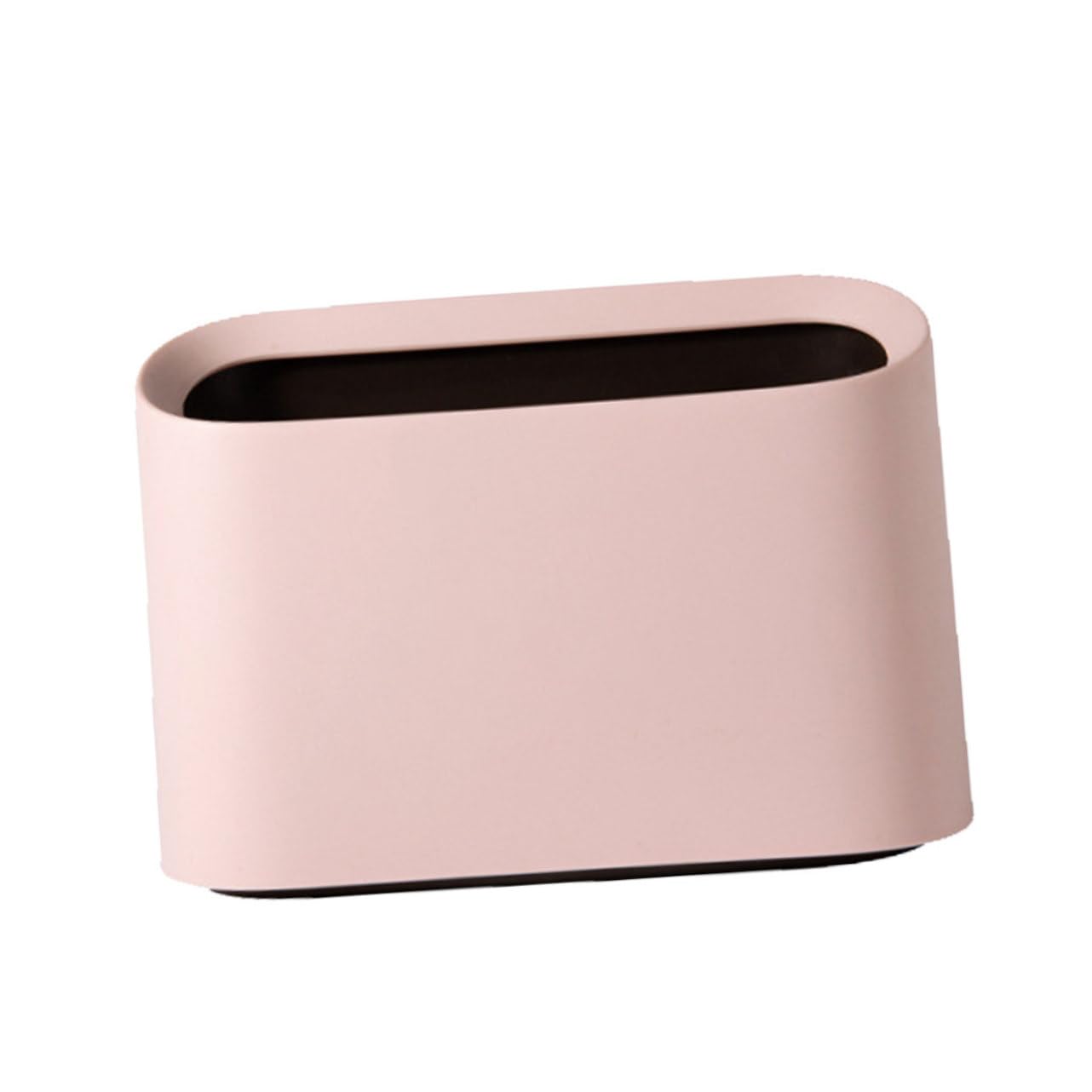 Zerodeko Papelera de escritorio de 2 piezas, papelera de reciclaje, papelera rosa, mini contenedor de basura para cocina, escritorio, mini bote de