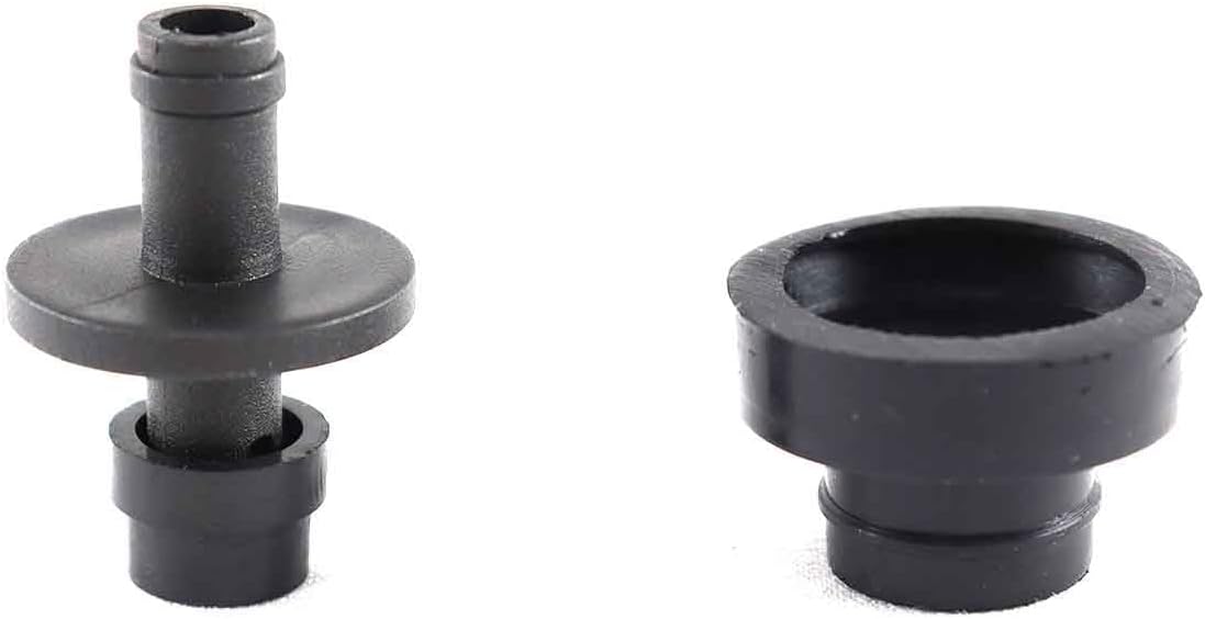 Válvula de ventilación del tanque de combustible y ojales compatibles con Yamaha 1982-1989 de 4 ciclos de golf de gas G1, G2, G9 J24-24460-00