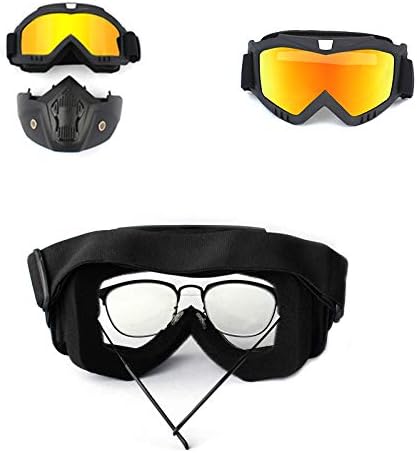 Gafas de motocicleta, máscara de motocross, máscara de motocross, gafas militares tácticas de combate, gafas de paintball CS