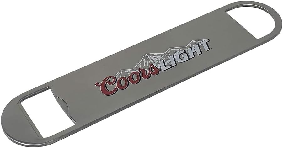 Coors Light Mountains Bartenders – Abrebotellas de cerveza de acero prémium