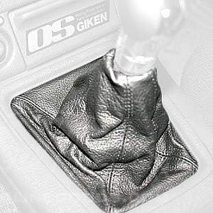 RedlineGoods Maleta de cambio compatible con Nissan Skyline R32 1989-93. Hecho a medida, no universal. Piel perforada negra italiana auténtica de