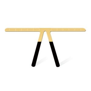 Plantilla de maquillaje para cejas con tres puntos de posicionamiento, herramienta simétrica, regla de equilibrio de cejas para maquillaje Plantilla de maquillaje para cejas con tres puntos de posicionamiento, herramienta simétrica, regla de equilibrio de cejas para maquillaje