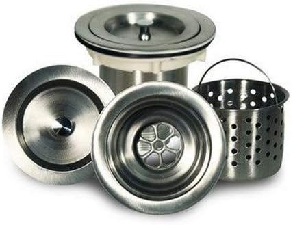 Nantucket Sinks NS35CD – Drenaje de colador de lujo de 3.5 pulgadas, acero inoxidable