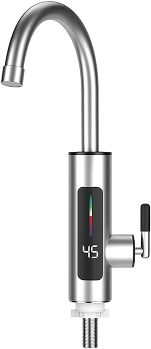 Calentador de agua caliente de 110 V grifo instantáneo sin tanque eléctrico cocina baño calentador rápido grifo de agua con pantalla digital LED