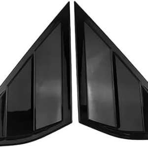 MACHSWON 2 fundas para rejillas de ventana lateral trasera para Mustang Mach-E 2021-2022 (negro brillante) MACHSWON 2 fundas para rejillas de ventana lateral trasera para Mustang Mach-E 2021-2022 (negro brillante)