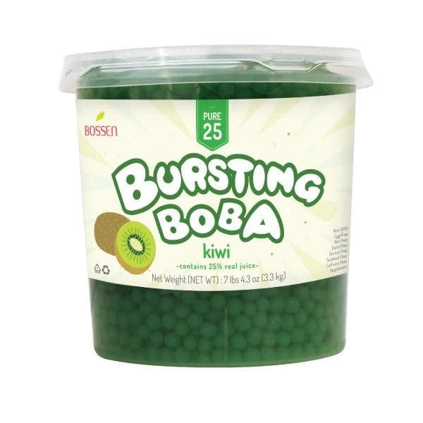 Bossen – Boba explosiva con sabor a maracuyá Pure 25 de 7.26 libras (kiwi)
