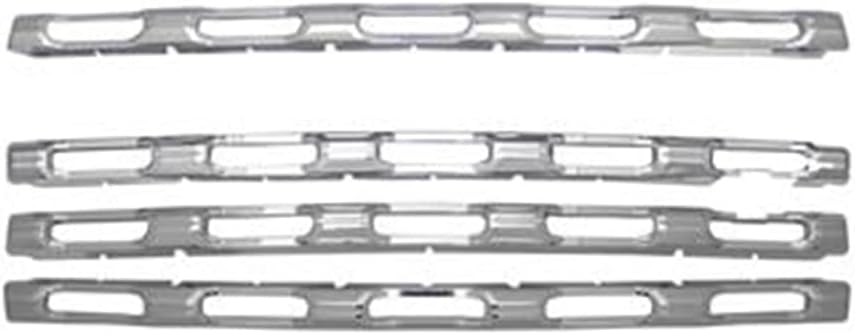 Inserto de rejilla de 4 piezas para Chevy Silverado 25003500 HD 2020-2021 – Cromo