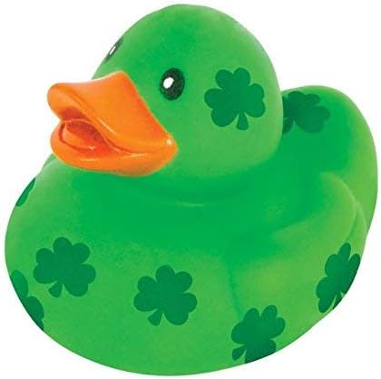 amscan Juguete de pato del día de San Patricio, 1 unidad, 2 12 pulgadas x 1 12 pulgadas, verde