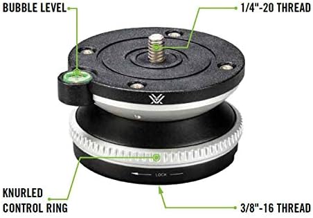 Vortex Cabezal nivelador de trípode Optics Pro