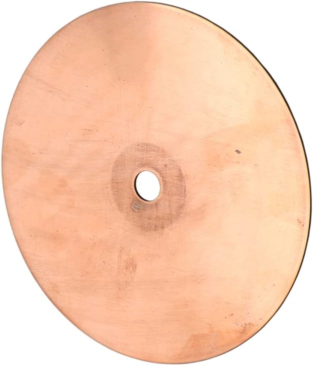 Disco de cobre de 5.906in de diámetro de disco de cobre pulido de 0.500in de diámetro de disco de pulido de piedras preciosas de disco de pulido