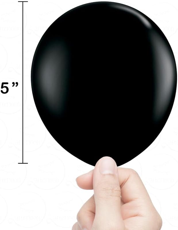 AFTERLOON – Globos biodegradables color crema de 5 pulgadas, paquete de 100 mini 100 unidades de flotadores de látex extra fuerte grueso para helio,