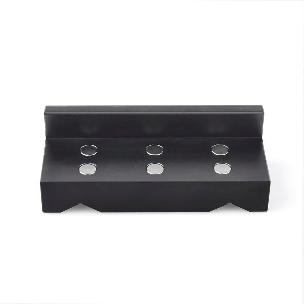 Negro 4 “aluminio Vise Jaw Protective Inserts AN Fitting Vice Jaw Covers con magnético para una amplia gama de vicios
