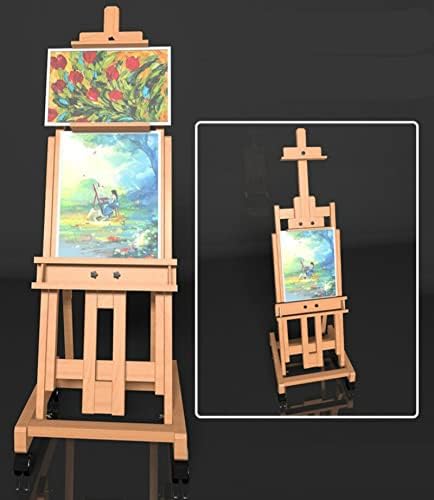 Caballete plegable para mesa de dibujo, caballete de pintura, multifuncional, pintura al óleo, lienzo para artista, caballete de madera para