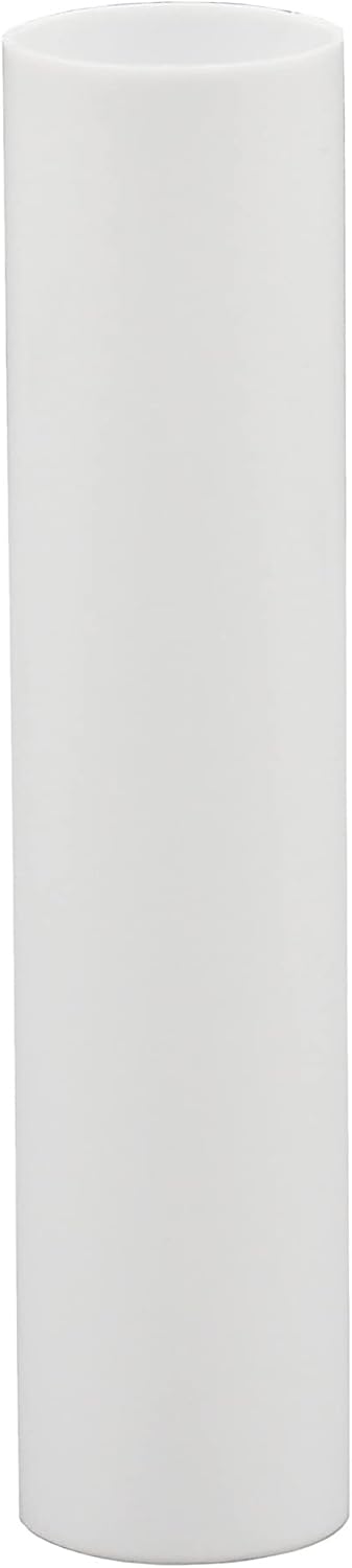 Creative Hobbies 1751 – Juego de 6 fundas de plástico blanco de 4 pulgadas de alto, fundas para candelabros