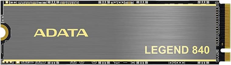 ADATA Legend 840 1TB PCIe Gen4 x4 NVMe 1.4 M.2 SSD interno para juegos hasta 5,000 MBs (ALEG-840-1TCS)