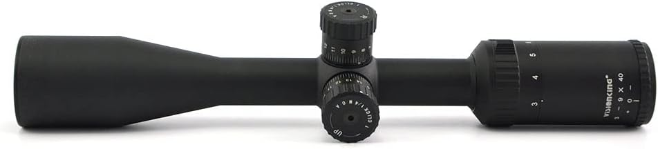 Visionking Alcance del rifle 3-9×40 Retícula del punto del mililímetro de 1.417 in para la caza