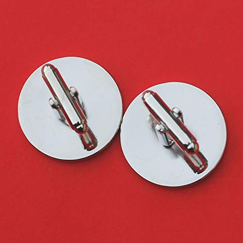 US 1938 Indian Head Buffalo Nickel Coin Silver Plated Cufflinks NEW