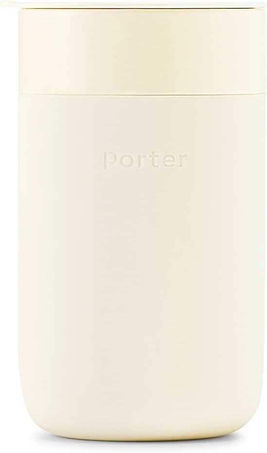 W&P Porter – Taza de cerámica con funda protectora de silicona