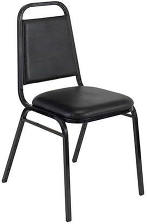 Efavormart – Fundas para sillas de banquetes de poliéster negro, reutilizables o 1 funda para silla de uso