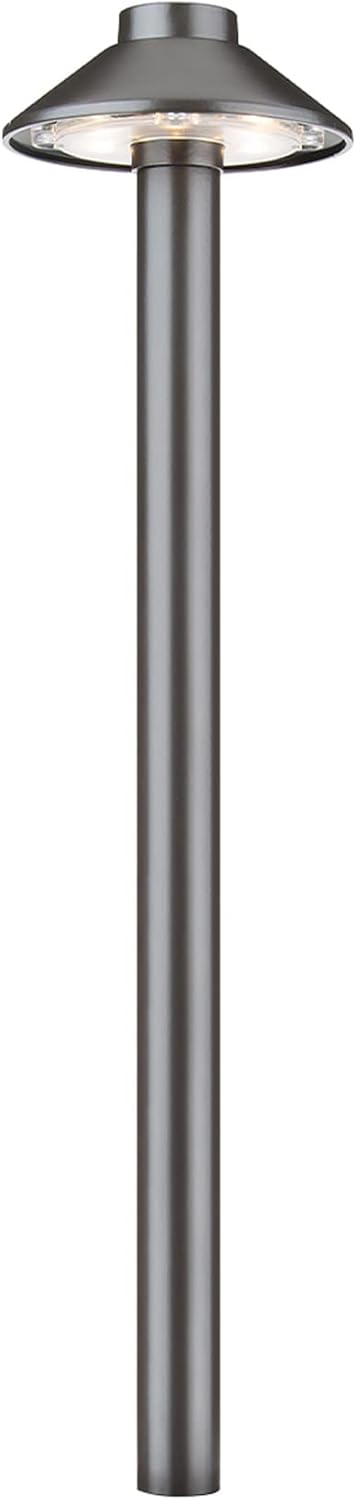 WAC Iluminación de paisaje, Interpath LED de 12 V Cono y Luz de Área 2700K LED cálido incorporado en latón macizo recubierto con bronce