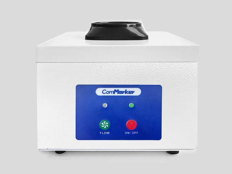 ComMarker Extractor de humos de soldadura de 30 W, amortiguador de prevención de humo, ventilador de trabajo para estación de soldadura (110 V)