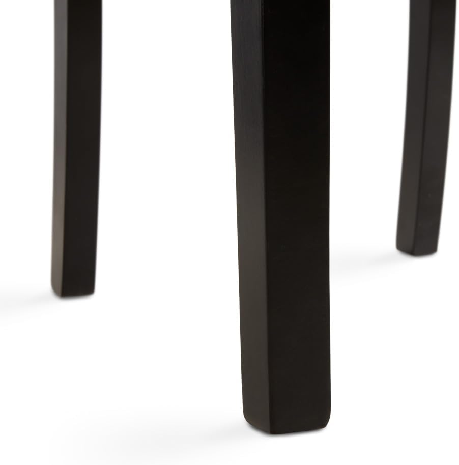 Uptown Club Scarpa Parson – Juego de 2 sillas de comedor con tapicería de lino, borde de cabeza de clavo, patas de espresso, elegancia de grado