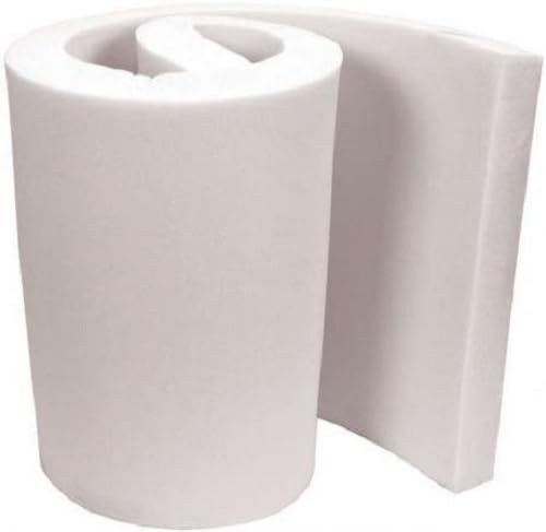 AK TRADING CO. Hoja de tapicería blanca con certificación CertiPUR-US (reemplazo de asiento, cojín de espuma, hoja de tapicería) – (4 pulgadas de