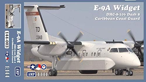AMP 144-003 – 1144 – E-9A Widget DHC-8-106 Dash 8 Caribbean Coast Guard Model