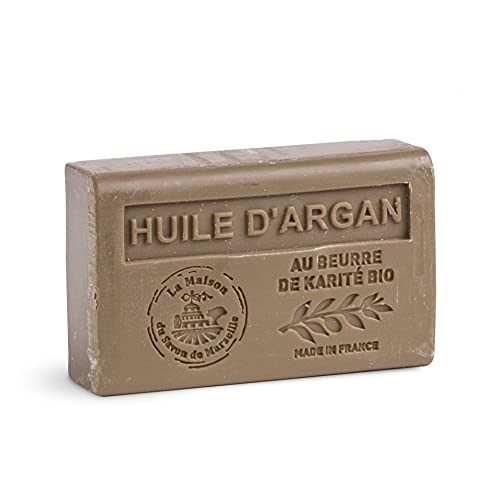 Jabón de manteca de karité orgánico perfumado – 4.41 oz – HUILE D’ARGAN (aceite de argán)