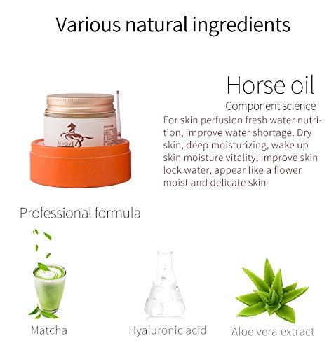 MITOMO LIFE Mitomo Aceite de caballo y máscara facial de matcha JP005-A-0 – 10 piezas