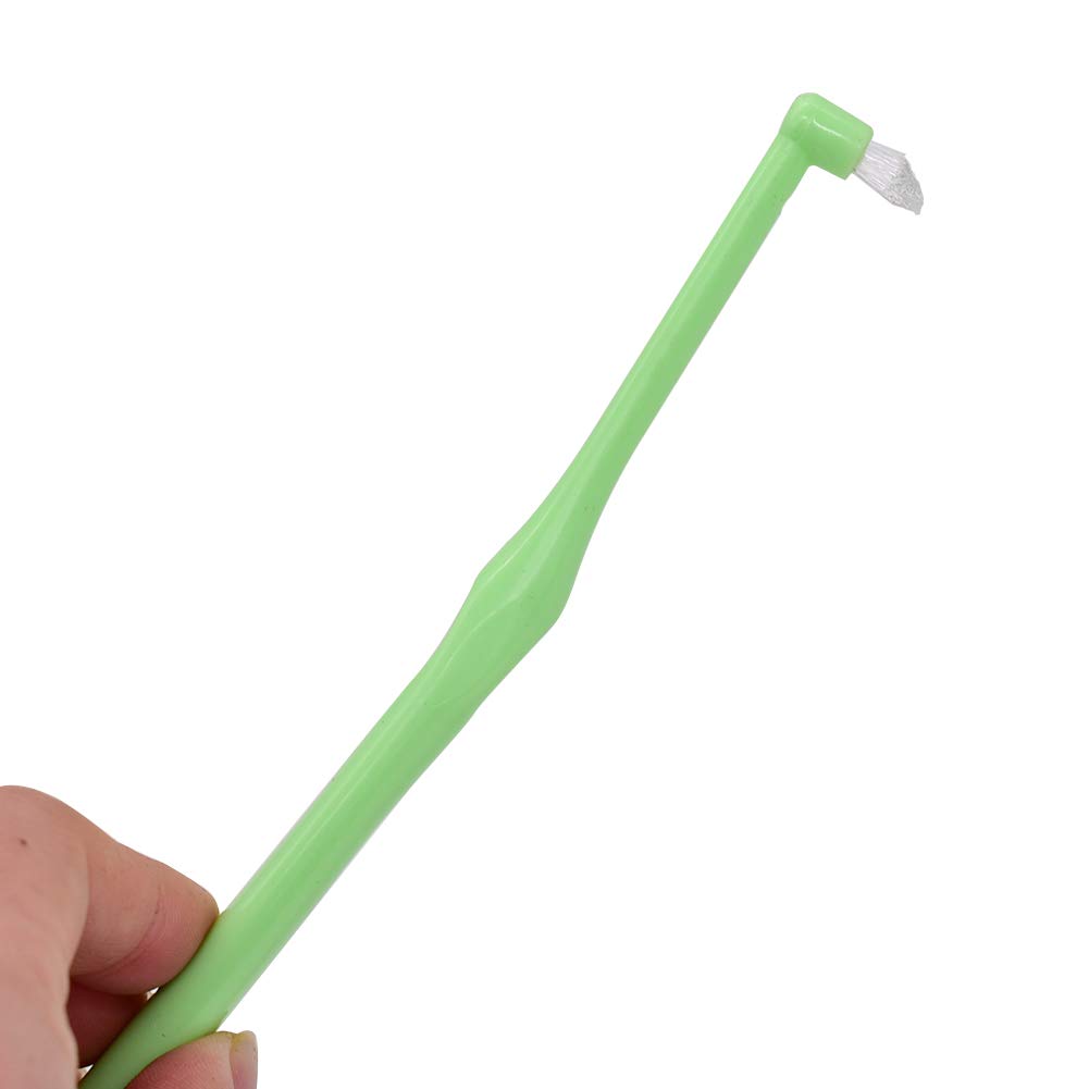 Angzhili 9 cepillos de dientes interespaciales, cepillo de dientes ortodóntico de ortodoncia para zonas difíciles de alcanzar, cepillo de dientes