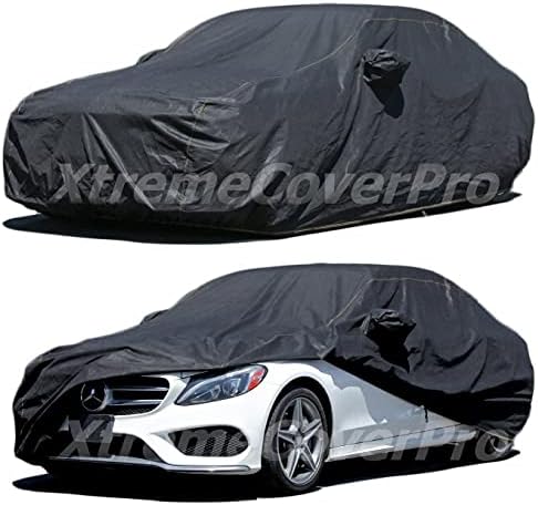 Funda de coche para Mercedes-Benz 1988 1989 1990 1991 1992 1993 Mercedes-Benz 190E 190D XtremeCoverPro PRO Series Negro