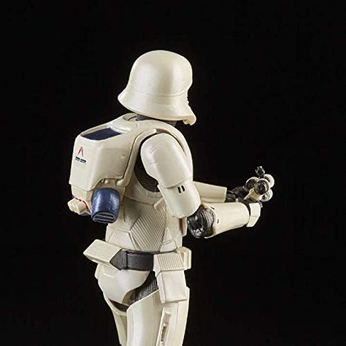 Star Wars The Rise of Skywalker Black Series First Order Jet Trooper – Figura de acción exclusiva grafito carbonizado, metálico
