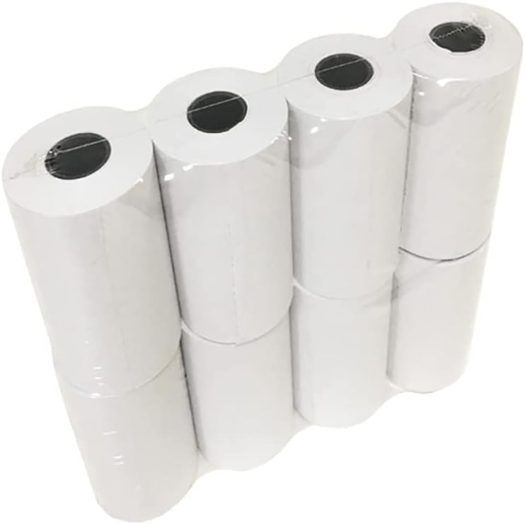 (5 rollos) 3 18 “x 119′ Caja registradora térmica POS Recibo Rollo de papel libre de BPA para First Data Fd100 Fd200 Fd300 Hypercom T77 –