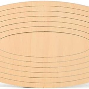 Moldes ovalados de cerámica para formar moldes de cerámica de madera con geometría concéntrica para pistas de barro, herramientas de cerámica, placa Moldes ovalados de cerámica para formar moldes de cerámica de madera con geometría concéntrica para pistas de barro, herramientas de cerámica, placa