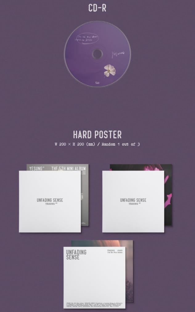 YESUNG – UNFADING SENSE 5 Mini álbum Especial Ver