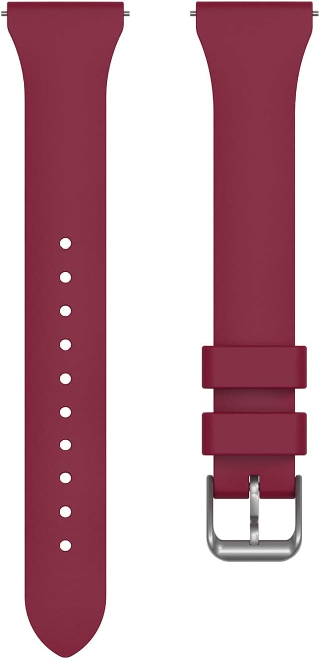 E ECSEM Paquete de 6 correas compatibles con Dbasne TS29 pulseras de repuesto de silicona coloridas, correas de liberación rápida para reloj