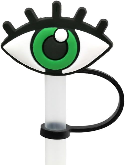 Tapa grande de silicona para popote Stanley Cup de 0.394 in, 40 onzas, 30 onzas, diseño de dibujos animados, puntas de pajilla, tapones protectores