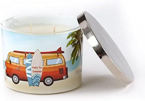 Velas en tarro – Velas temáticas de verano – Surfea