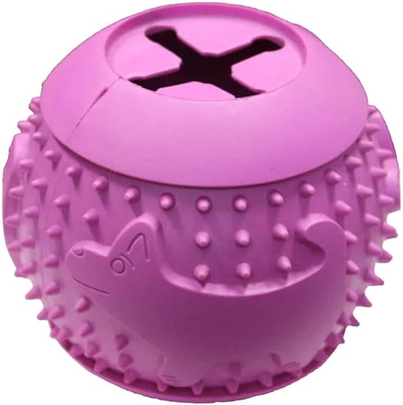 Feed N’ Fetch Paquete de 2 comederos interactivos para perros y limpiador de dientes (razas pequeñasmedianasmedianas)