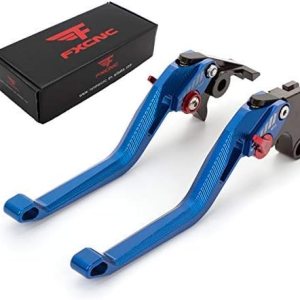 Palancas de embrague de freno ajustables largas CNC Billet compatibles con Royal Enfield Continental GT 535 2013-2018, C5 y B5 2017, 650 Palancas de embrague de freno ajustables largas CNC Billet compatibles con Royal Enfield Continental GT 535 2013-2018, C5 y B5 2017, 650