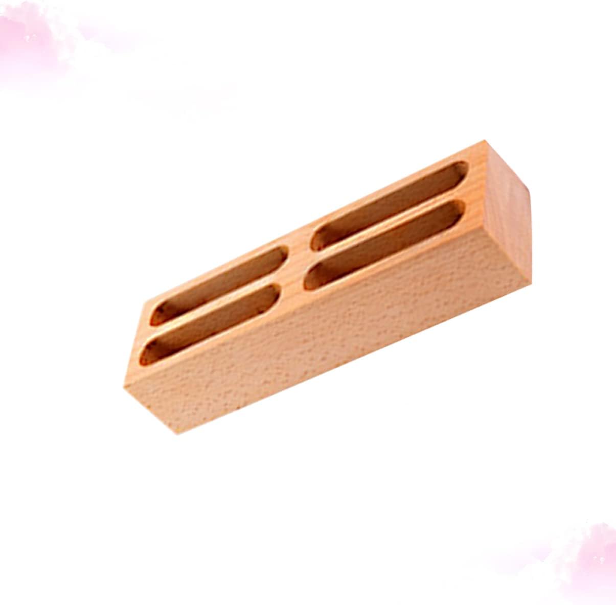 Tarjetero para caja de escritorio, 4 estuches organizadores, mesas de escritorio, soporte de negocios, tarjetas de madera, pantalla de madera,
