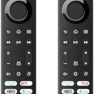 Paquete de 2 nuevo control remoto de repuesto para todos los televisores Insignia y televisores Toshiba con 6 botones de acceso directo, Prime Paquete de 2 nuevo control remoto de repuesto para todos los televisores Insignia y televisores Toshiba con 6 botones de acceso directo, Prime