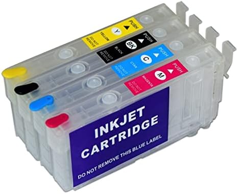 T822 T822XL Cartucho de tinta recargable sin chip compatible con impresora Ep-Son Workforce WF-3820 WF-4820 WF-4834 WF-4830