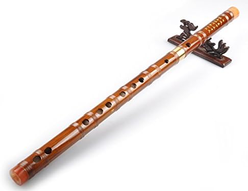 Flauta Dizi de bambú amargo para principiantes – Flauta Dizi shinobe chino (clave de F (Bangdi))