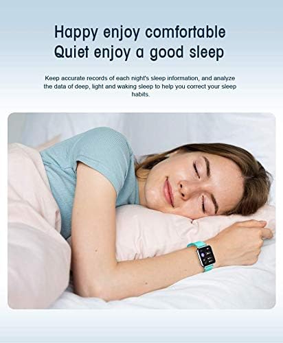 HANDA – Reloj inteligente para hombres y mujeres, monitor de actividad deportiva con pantalla táctil completa, reloj inteligente con frecuencia